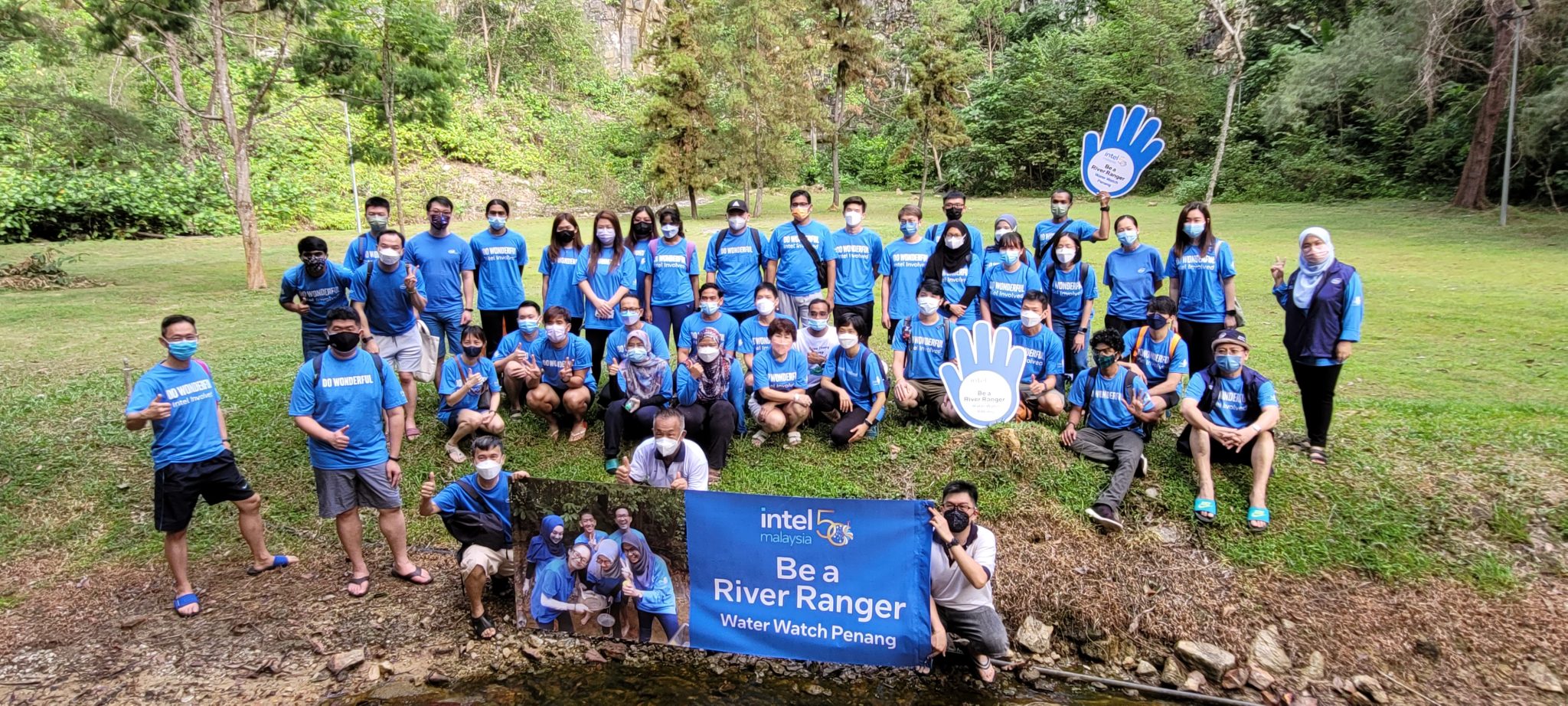 INTEL CSR PROGRAMME WITH WATER WATCH PENANG 28 JUNE 2022, QUARRY PARK